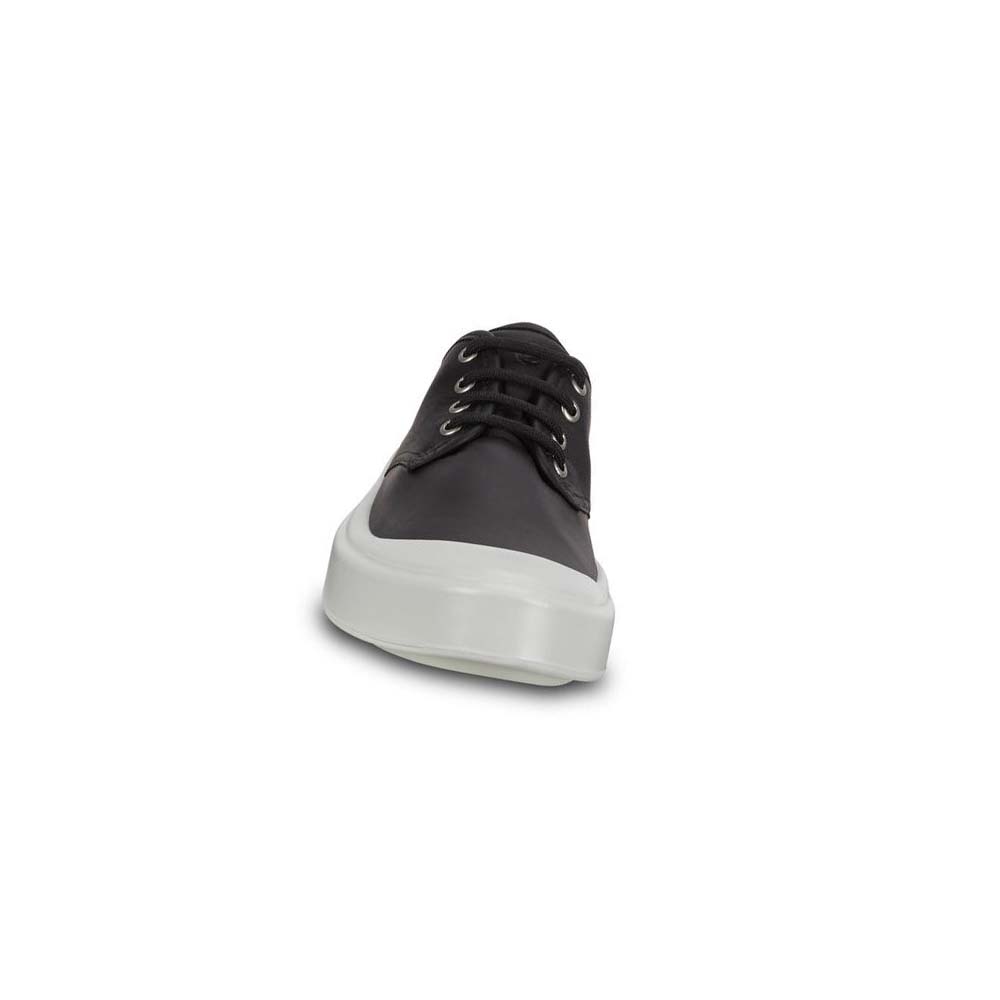 Women's Ecco Flexure T-cap Casual Shoes Black | Canada 63WNB